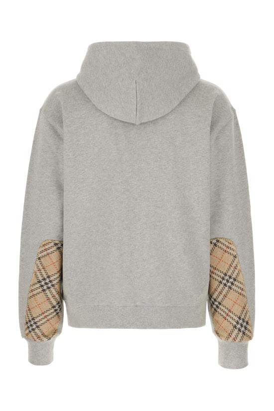 26SS 버버리 후드 티셔츠 8120756 A2142 PALE GREY MELANGE - BURBERRY