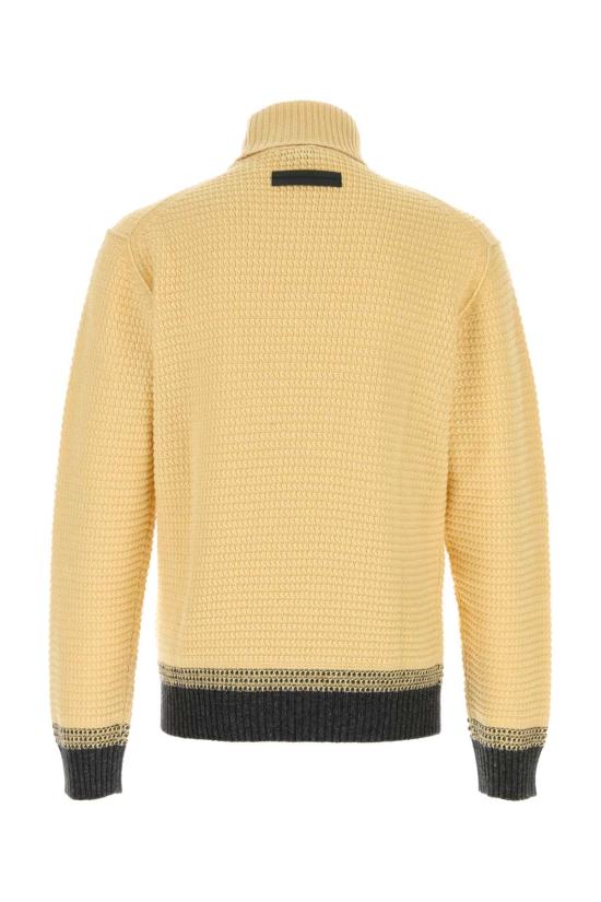 25FW 에르메네질도제냐 스웨터 RUGK73A2120 801 Yellow - ERMENEGILDO ZEGNA