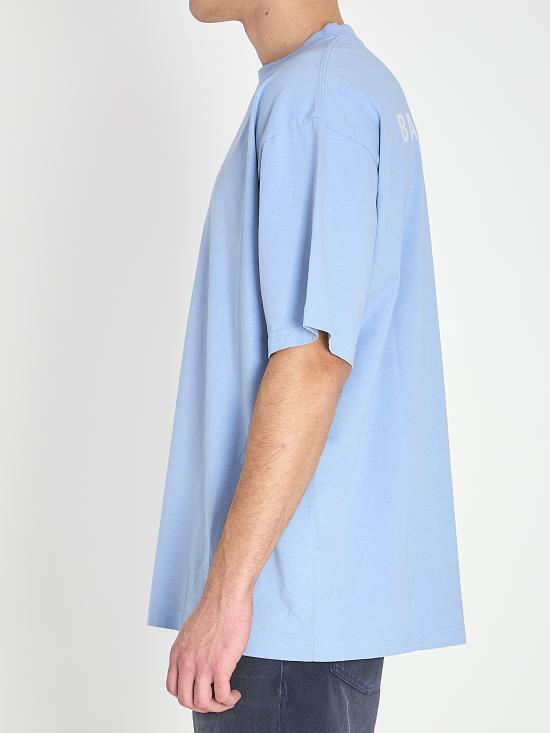 26SS 발렌시아가 반팔 티셔츠 764235 LIGHT BLUE - BALENCIAGA