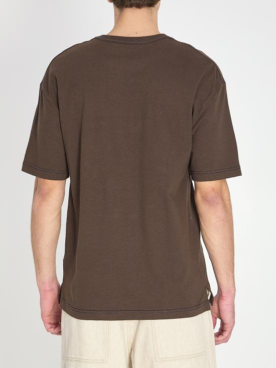 26SS 르메르 반팔 티셔츠 TS0010 BROWN - LEMAIRE