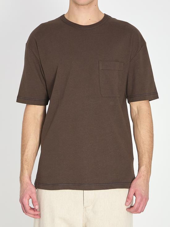 26SS 르메르 반팔 티셔츠 TS0010 BROWN