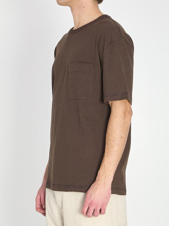 26SS 르메르 반팔 티셔츠 TS0010 BROWN - LEMAIRE