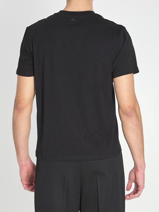 26SS 아미 반팔 티셔츠 HTS346 BLACK - AMI