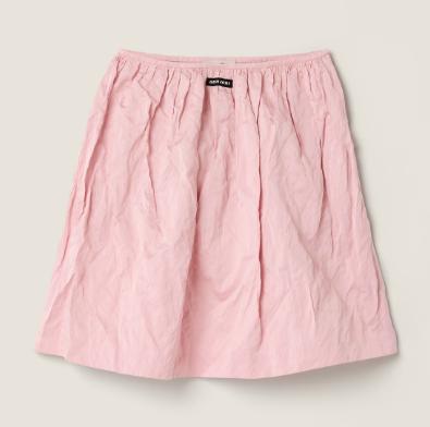 26SS 미우미우 숏 스커트 MG2425SOOO1FL6 F0442 PETALO