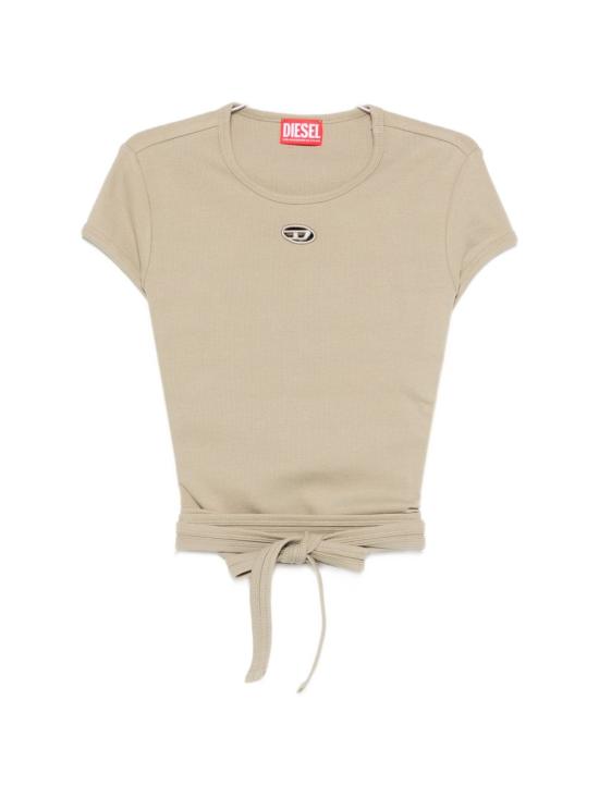 26SS 디젤 반팔 티셔츠 A21197 0EJAI5GD Green