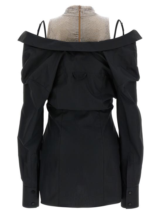 26SS 쥬세페 디 모라비토 숏 원피스 06PSDR701YC1630299 Black - GIUSEPPE DI MORABITO