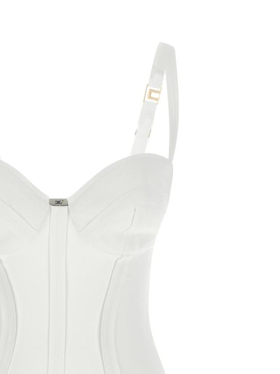 26SS 엘리자베타프랜치 미디 원피스 AB91861E2360 White - ELISABETTA FRANCHI