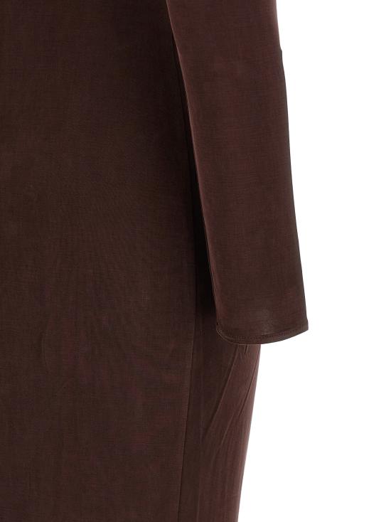 26SS 엘리자베타프랜치 롱 원피스 ABR2961E2644 Brown - ELISABETTA FRANCHI