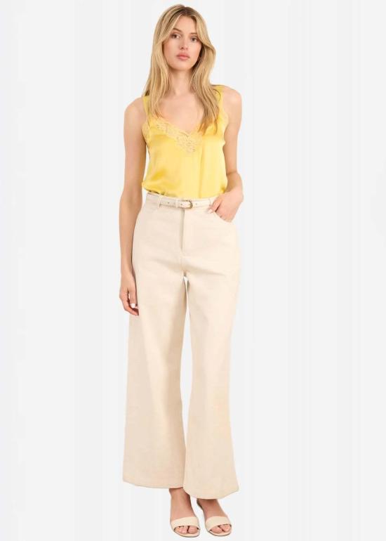  카미 뉴욕 민소매 티셔츠 Cami Nyc Amora 캐미솔 탑 커스터드 - CAMI NYC