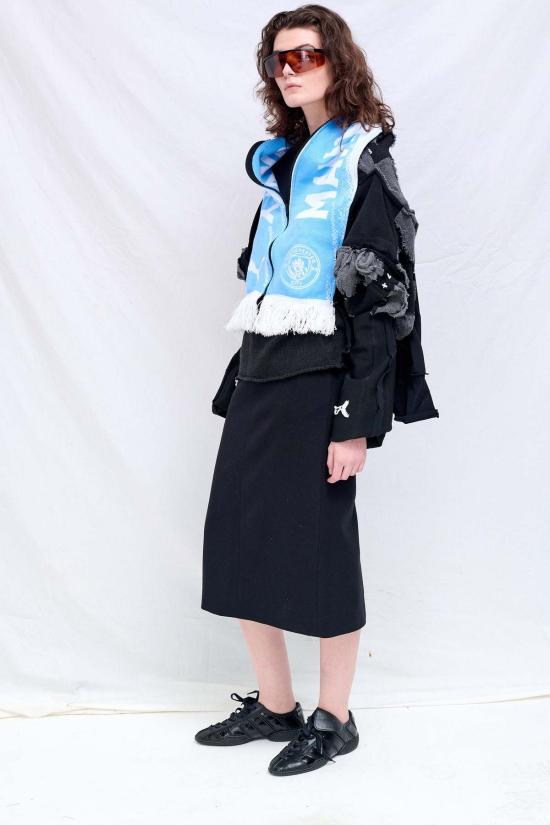  Alyssa Marie Groeneveld 스웨터 양말스카프 까마귀 오리지널 까마귀 블랙 - OTHER BRANDS