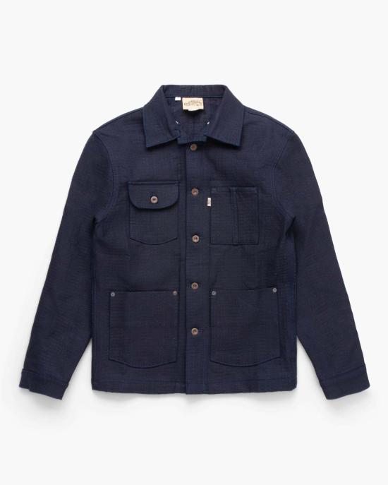  Railcar Fine Goods 자켓 레일카 파인 굿즈 워크 코트 운신 사시코 재킷 인디고