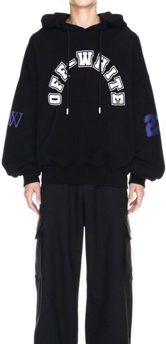  오프화이트 스웨터 OMBB118S24FLE0051001 BLACK - OFF WHITE