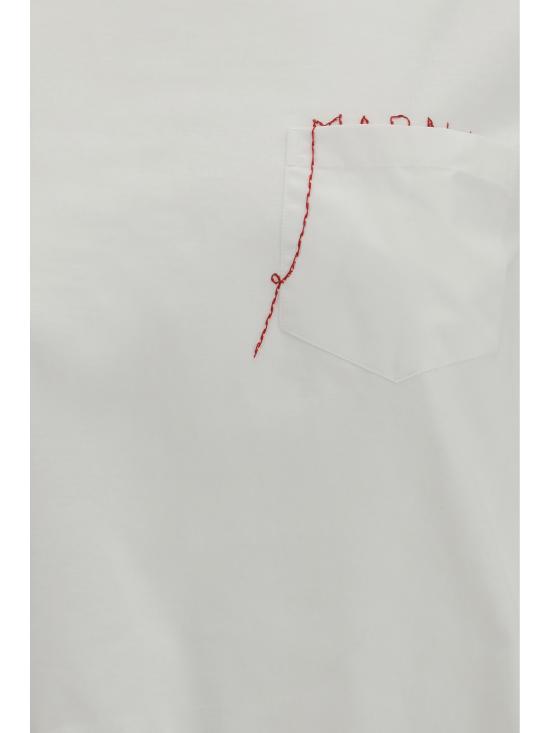 26SS 마르니 반팔 티셔츠 THJE0378QSUTC446 00W01 WHITE - MARNI