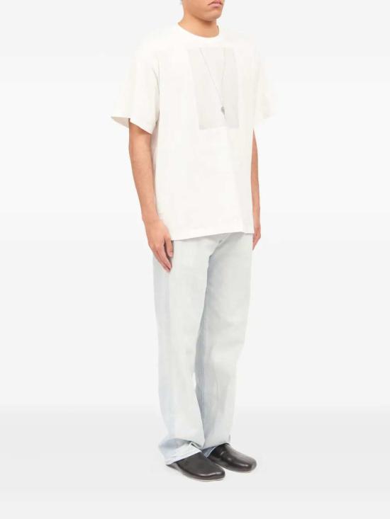 26SS MM6 메종마르지엘라 반팔 티셔츠 SH0GC0068M20050 OFF WHITE - MM6 MAISON MARGIELA