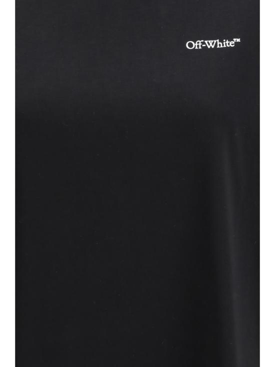 26SS 오프화이트 반팔 티셔츠 2AA13FS26JER001 W003 BLACK - OFF WHITE