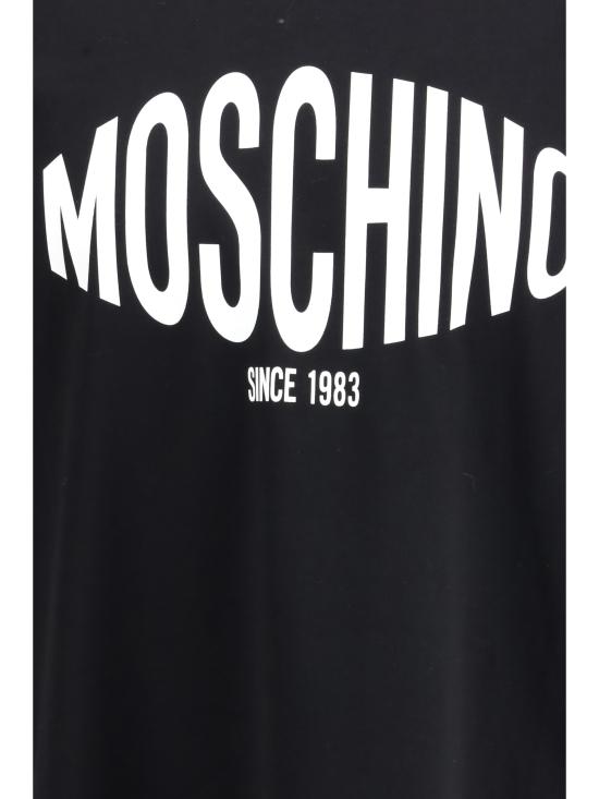 26SS 모스키노 반팔 티셔츠 261ZZA07020241 1555 BLACK - MOSCHINO