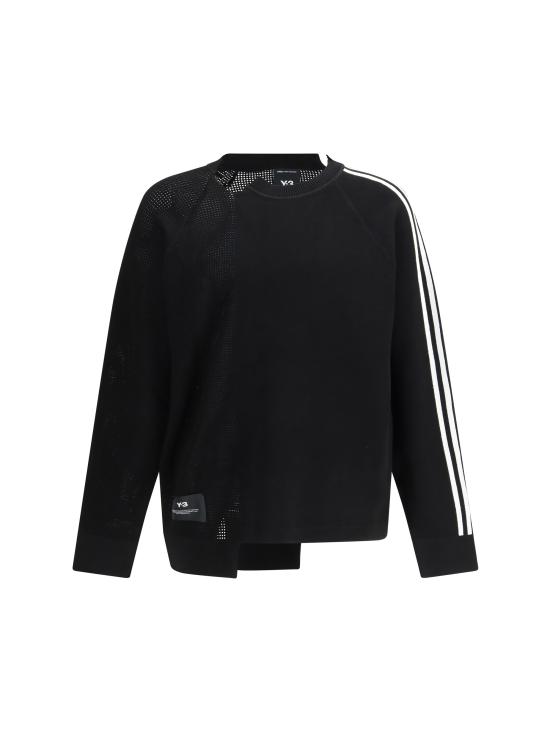 26SS 와이쓰리 후드 티셔츠 KR2395 BLACKCWHIT