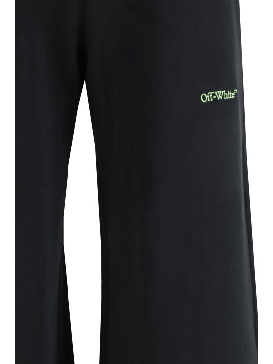 26SS 오프화이트 스트레이트 팬츠 2CH022S26FLE001 W023 BLACK - OFF WHITE