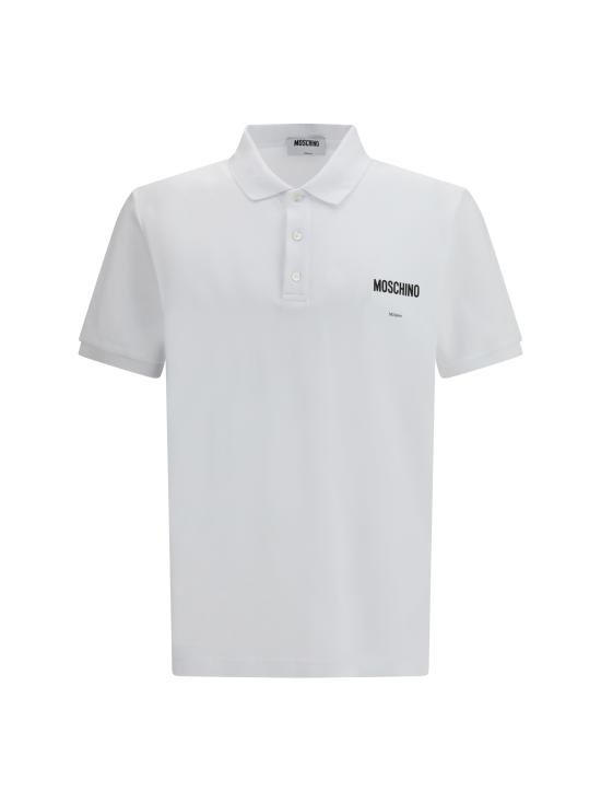 26SS 모스키노 폴로 티셔츠 261ZZA16010242 1001 WHITE