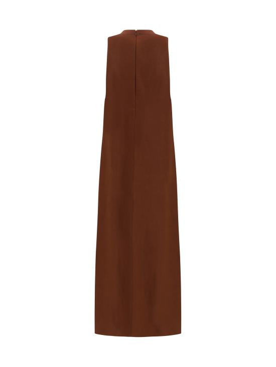 26SS 브루넬로 쿠치넬리 롱 원피스 MH126A4812 C9092 BROWN - BRUNELLO CUCINELLI