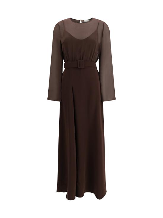 26SS 파로쉬 롱 원피스 D726118 008 BROWN