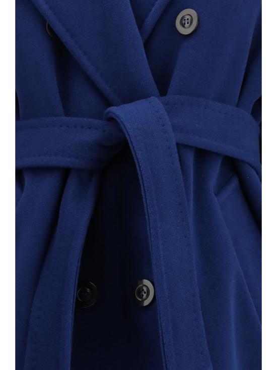 26SS 막스마라 마담 더블 브레스티드 코트 2611018011600 040 BLUE - MAX MARA