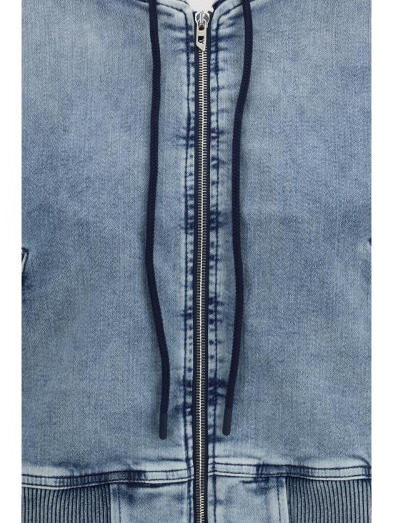 25FW 디젤 자켓 A1824109M32 01 BLUE - DIESEL