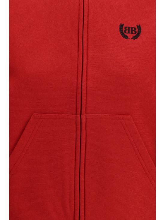 26SS 발렌시아가 후드 티셔츠 851236TSVC6 6167 RED - BALENCIAGA