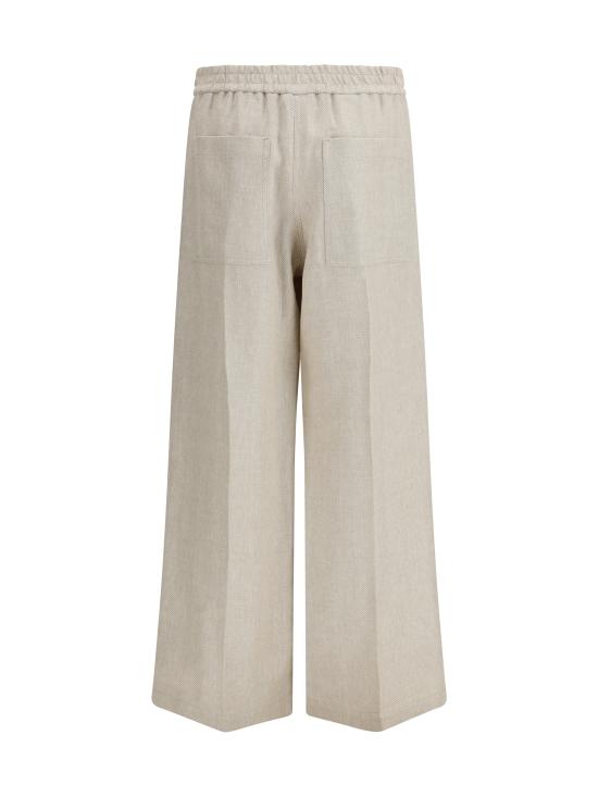 26SS 브루넬로 쿠치넬리 스트레이트 팬츠 MH528P9131 C001 BEIGE - BRUNELLO CUCINELLI