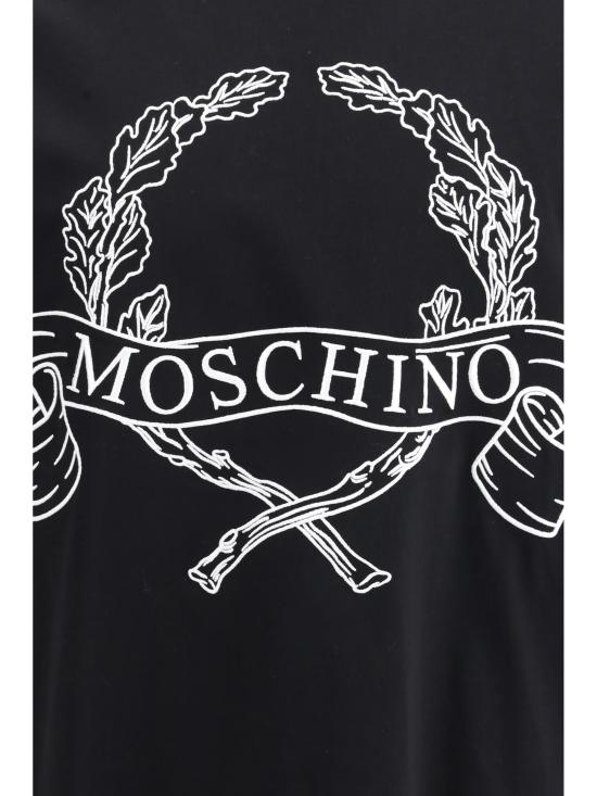 26SS 모스키노 반팔 티셔츠 261ZZA07220241 1555 BLACK - MOSCHINO