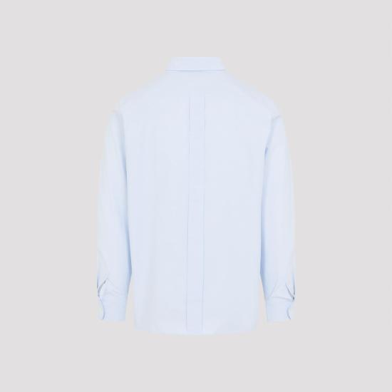 26SS 생로랑 긴팔 셔츠 848033 Y1L25 4486 BLEU BLACN BLUE - SAINT LAURENT