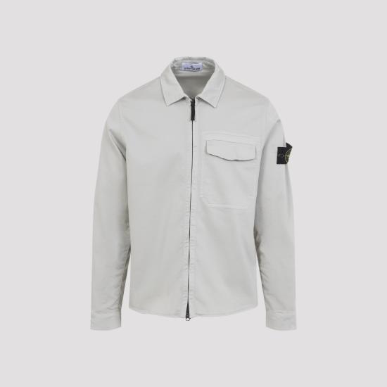 26SS 스톤 아일랜드 긴팔 셔츠 L1S151200015 S0012 V0061 PEARL GREY - STONE ISLAND