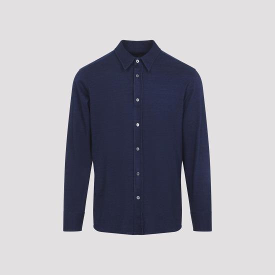 26SS 톰포드 긴팔 셔츠 JBL014 JMC071 UBU MIDNIGHT BLUE - TOMFORD