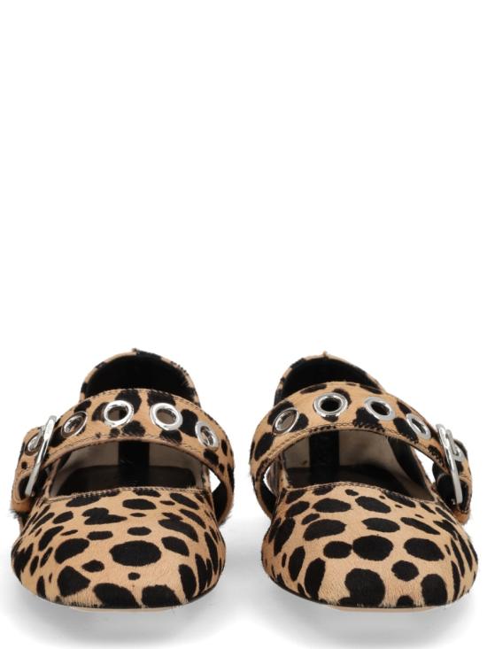 26SS 에이드 플랫 슈즈 A11 FL0551068227 126 BEIGE BLACK ANIMALIER - AEYDE