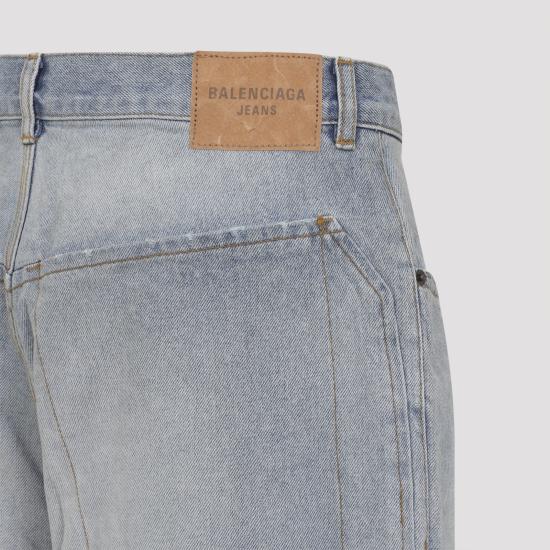 26SS 발렌시아가 스트레이트 팬츠 857216 TTWB1 4009 DIRTY LIGHT BLUE - BALENCIAGA