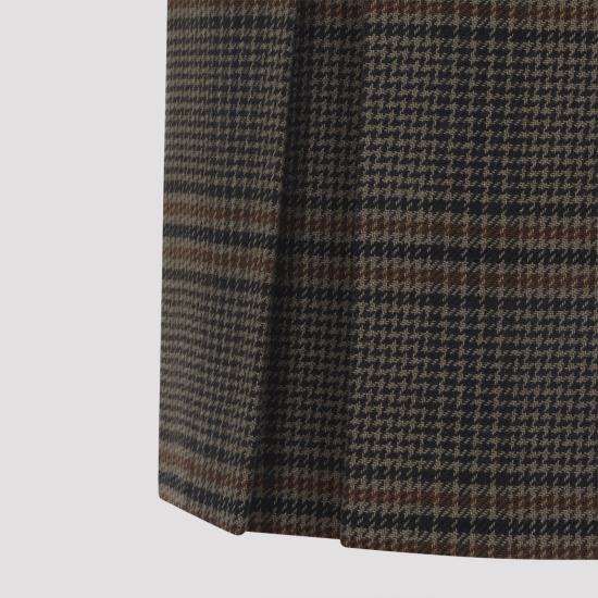 25FW 생로랑 미디 스커트 831068 Y9I70 2849 MARRON BEIGE ROUX - SAINT LAURENT