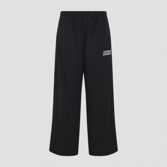 26SS 발렌시아가 스트레이트 팬츠 857634 TPQ38 1000 BLACK