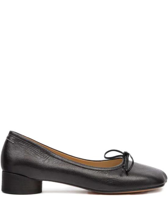 26SS MM6 메종마르지엘라 플랫 슈즈 S59WZ0092P7561 BLACK