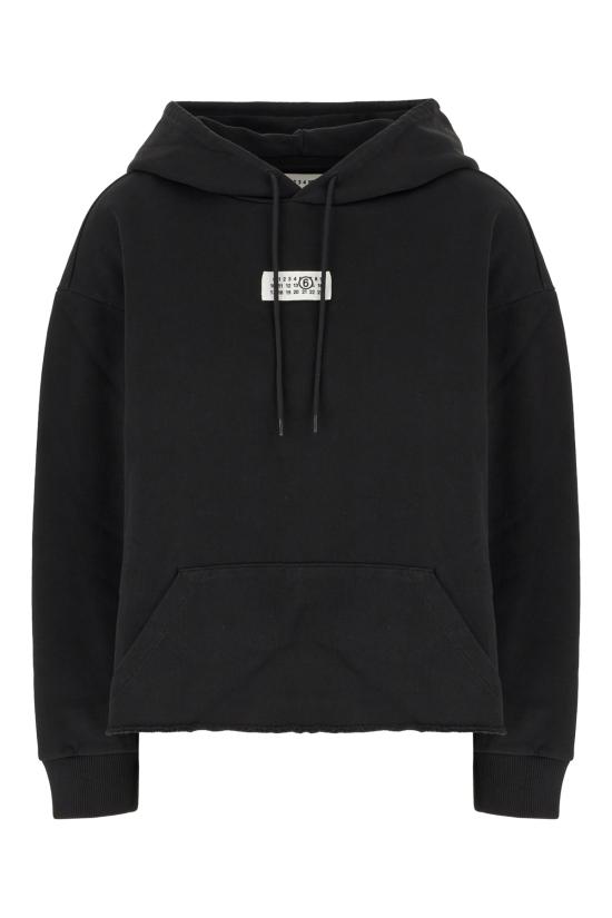 26SS MM6 메종마르지엘라 코튼 후디드 스웨트셔츠 S52GU0235M25025 900 BLACK