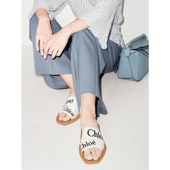 26SS 끌로에 샌들 C22U188Z3 101 WHITE BLACK - CHLOE