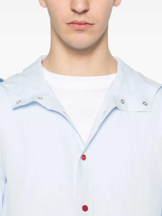 26SS 키톤 긴팔 셔츠 UMCMARH0970102000 CELESTE - KITON