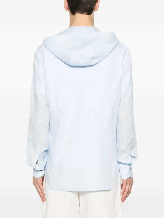 26SS 키톤 긴팔 셔츠 UMCMARH0970102000 CELESTE - KITON