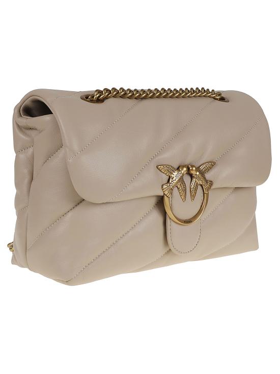 26SS 핑코 크로스백 100038 A0F2 C50Q BEIGE GRIGIO FUMO - PINKO