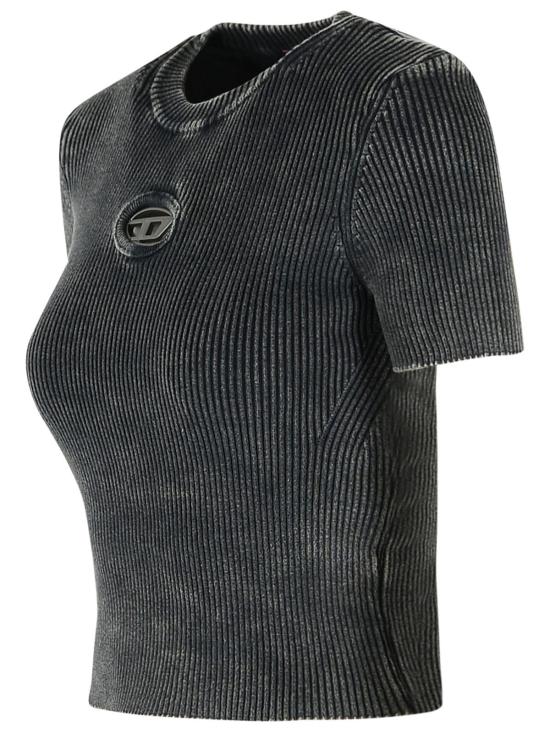 26SS 디젤 반팔 티셔츠 A162490 0AKBQ900 Black - DIESEL