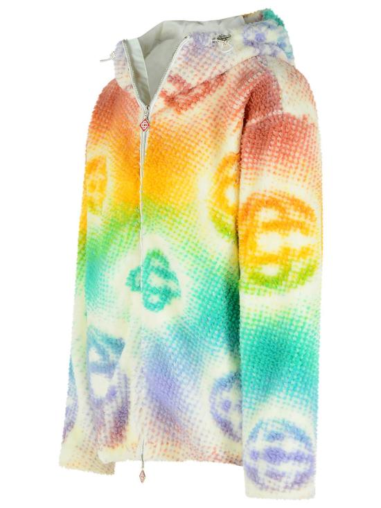 26SS 카사블랑카 긴팔 티셔츠 M SP26 JK 483 01HALFTONE MONOGRAM Multicolor - CASABLANCA