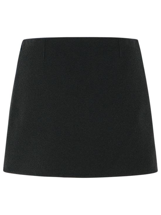 26SS 쿠레쥬 숏 스커트 126CJU330PL02609999 Black - COURREGES