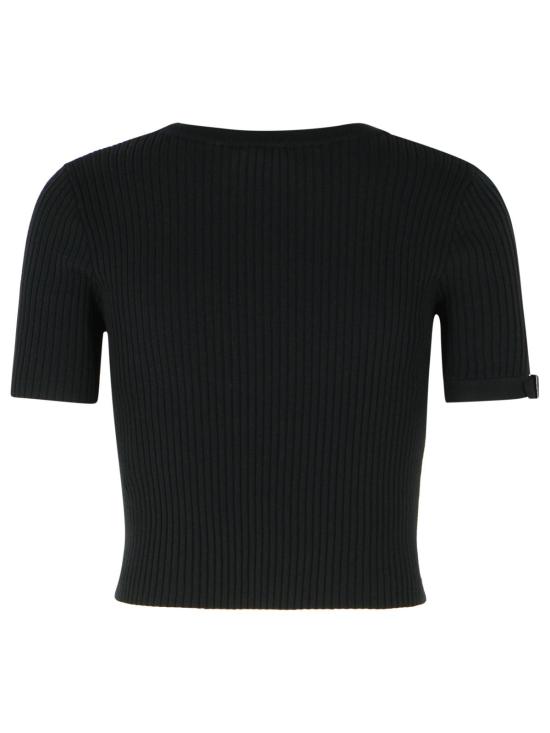 26SS 쿠레쥬 반팔 티셔츠 126MPU267FI00019999 Black - COURREGES