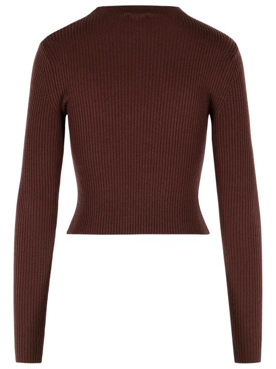 26SS 디젤 M-올리나 립드 울 점퍼 A18904 0PLBF61J Bordeaux - DIESEL