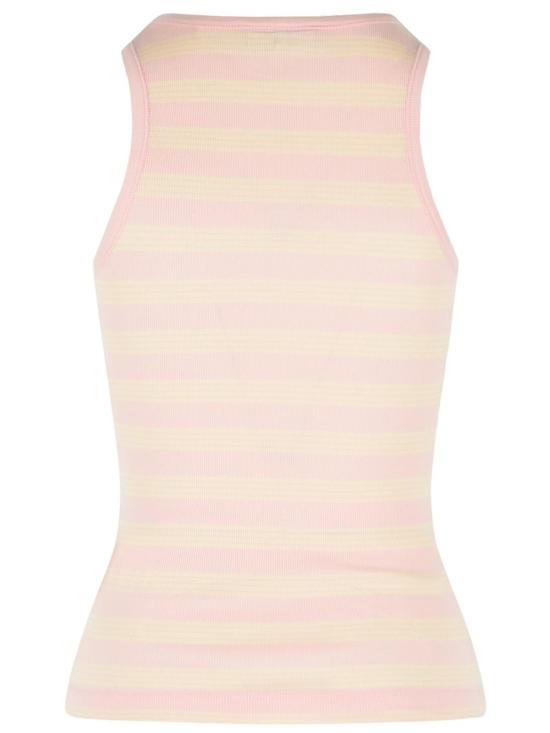 26SS 가니 스트라이프 립 탱크탑 A1050049868 Pink - GANNI