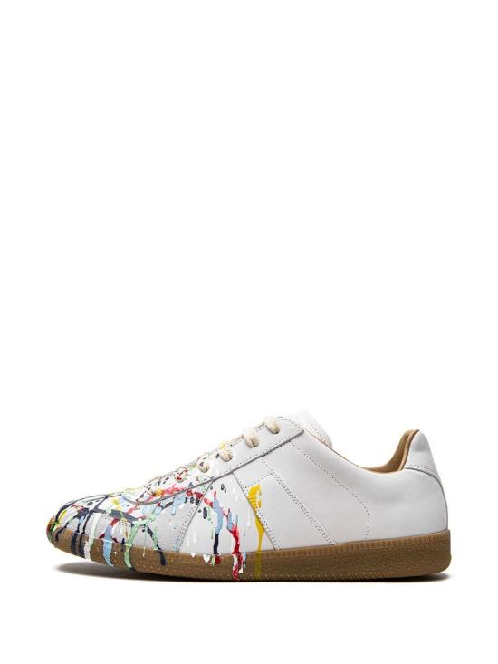 26SS 마르지엘라 페인트 드롭 레플리카 독일군 S57WS0240 P1892961 Bianco - MAISON MARGIELA